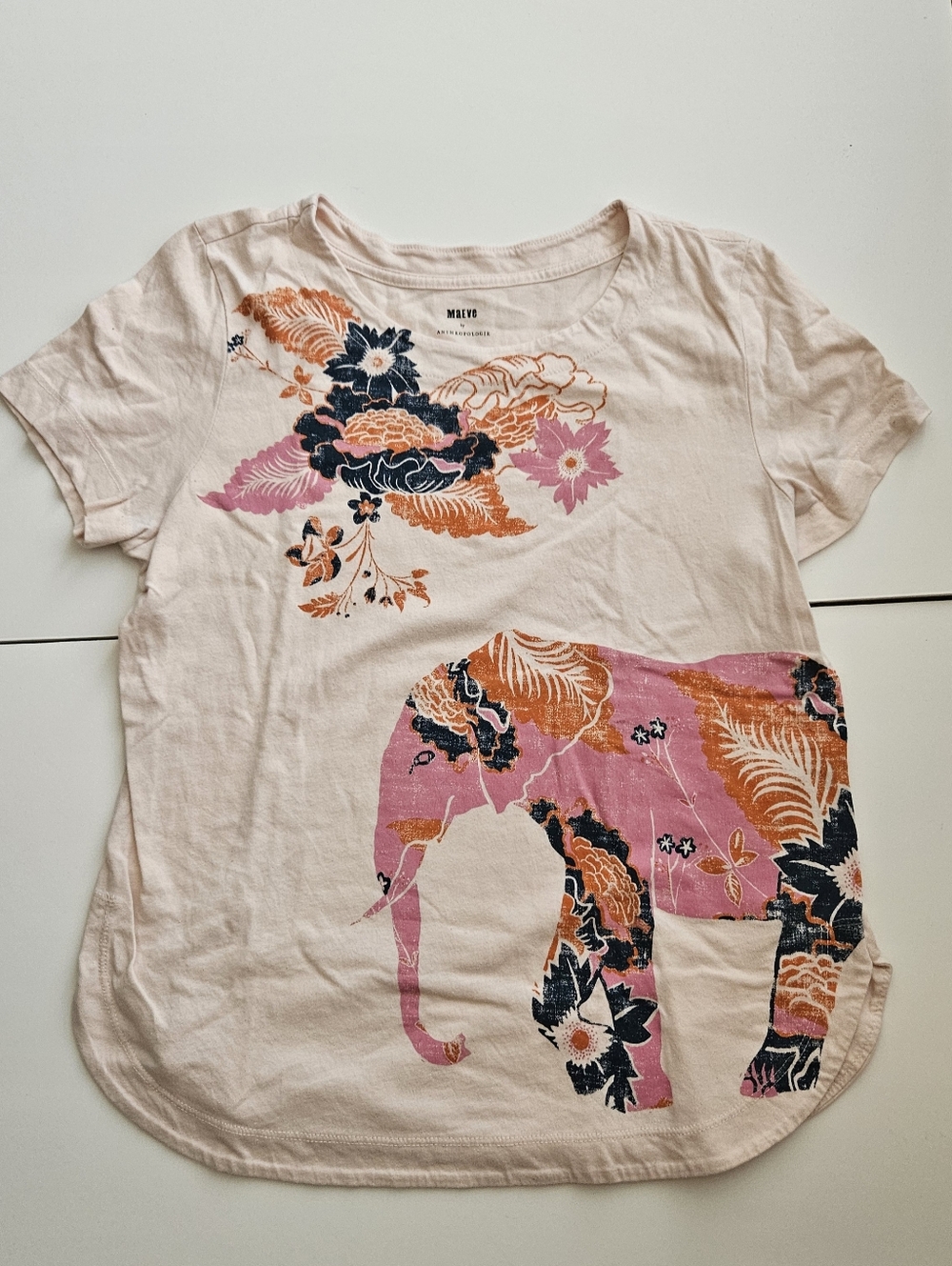 Maeve Anthropologie Elephant Tee Womens